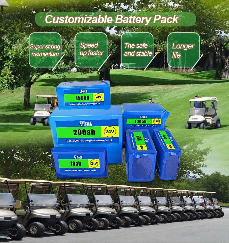 Chargeable High Discharge Rate LiFePO4 200ah 12V Golf Cart Lithium Battery Pack