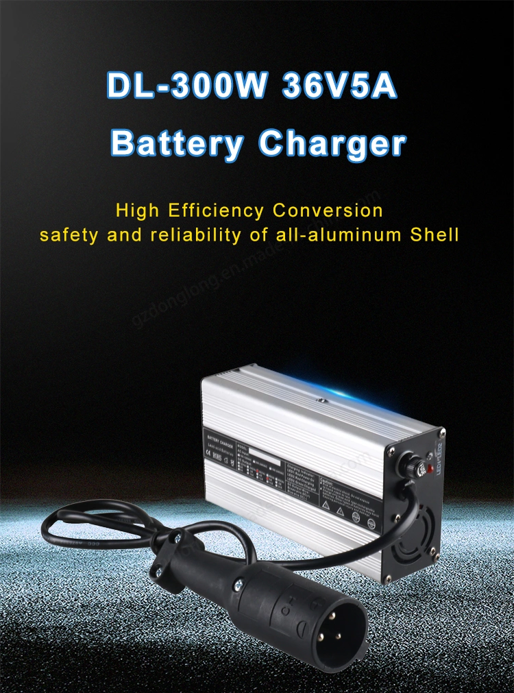 36 Volt Charger 42V 5A Ez Go Club Car Battery Charger for Lithium Ion Battery Pack