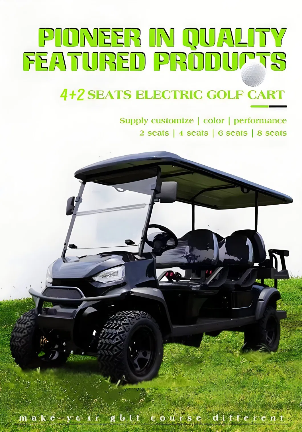 Price Prezzi Under 500 Cheap Electric 6 Seater Golf Cart 36V Lithium Battery Golf Cart