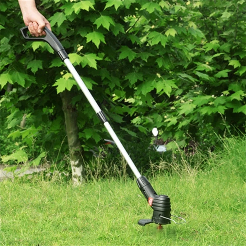 Electric Lawn Mower Small Garden Weeders Handheld Lithium Lawnmower Rechargeable Adjustable Cutter Household Garden Tools