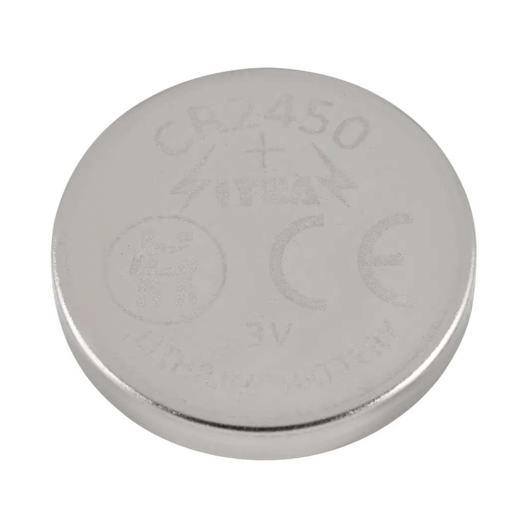 High Capacity 600mAh Cr2450 3V Lithium Button Battery Pack For Electronic Scale