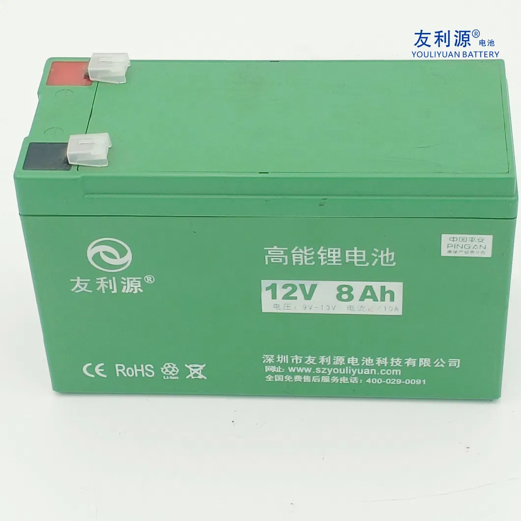 8000mAh 96wh 12V Lithium Battery China Manufacturer Customization Large Capacity Rechargeable Li-ion Battery for Power Storage