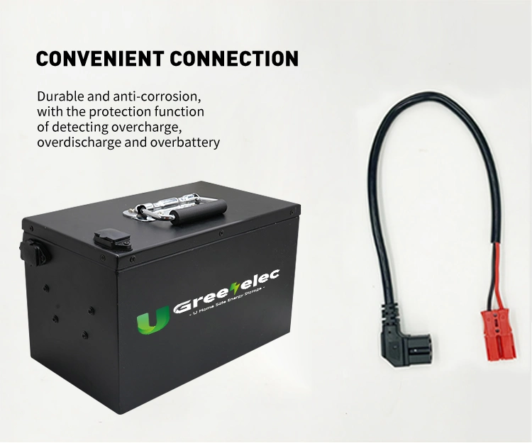 U-Greenelec 25.6V50ah LiFePO4 Battery Energy Storage for Agv