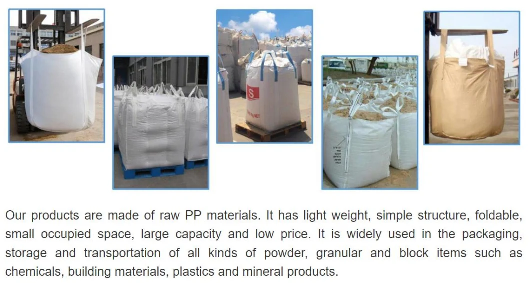 Large Container Bags Ton Package for Sand Factory Source Support Customization