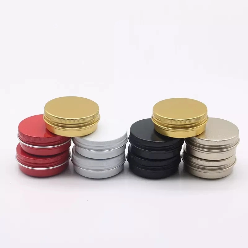 2023 Hot Sale Manufacturer Aluminum Cream Jar Cosmetic Aluminum Jar Package