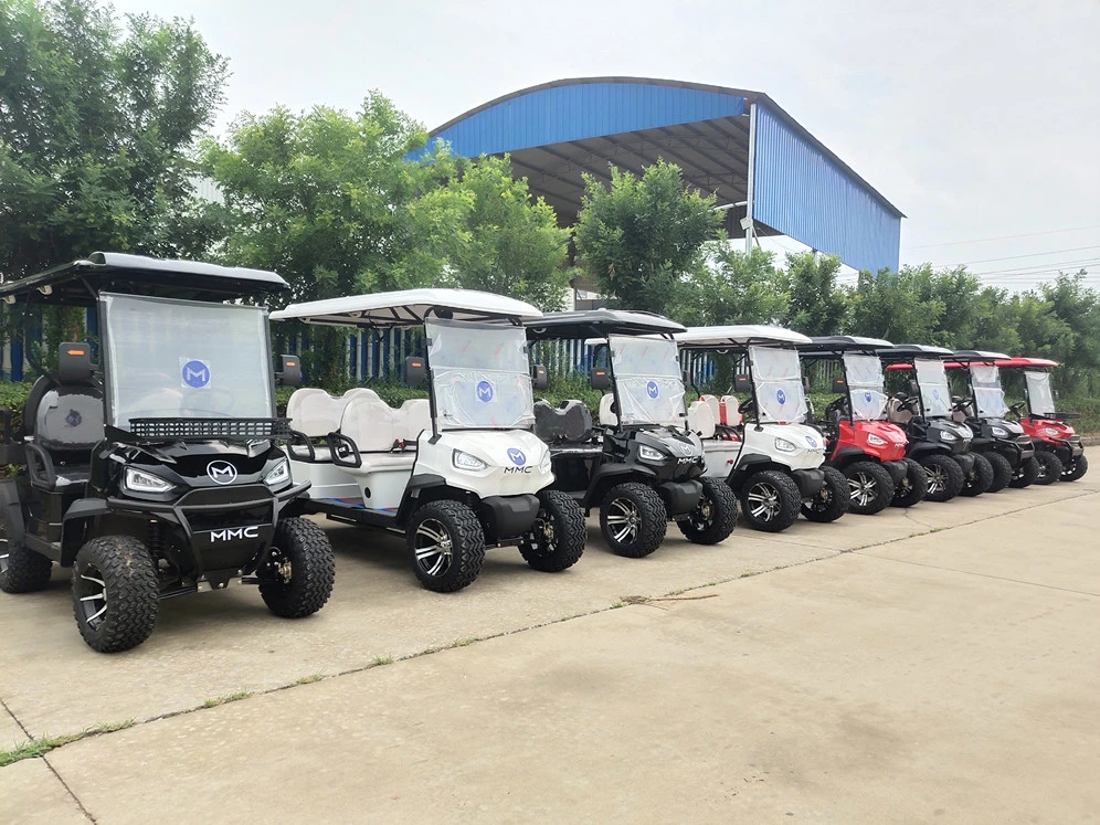 Best Cozy 2 4 6 Seat Golf Carts Electric 48V/72V Lithium Battery Sightseeing Bus Club Car Golf Trolley 4kw/5kw Golf Scooter