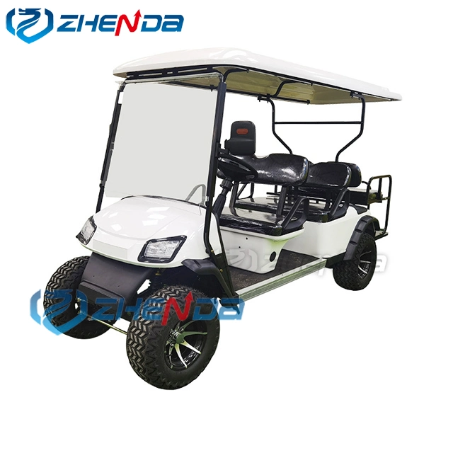 Custom 4 6 8 10 Seater Lithium Batteries Folding Golf Carts Electric Golf Cart 36 Volt 4X4 Golf Buggy Electric Passenger Car