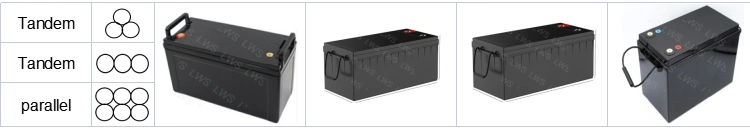 Lws Solar Lithium Ion Battery Price 12V 50ah 100ah 120ah 150ah 200ah 300ah 400ah LiFePO4 Lithium Battery Pack for RV Golf Cart