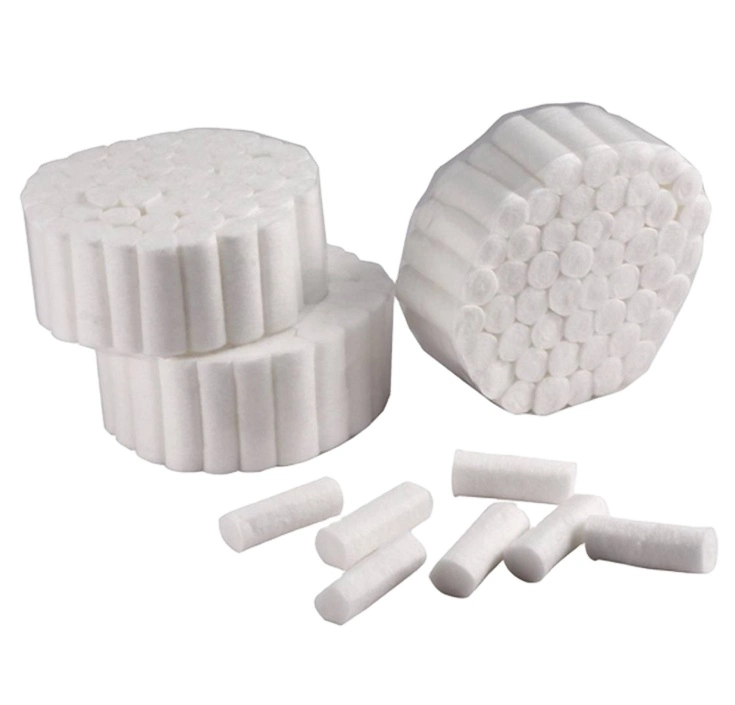 Box Package with 1000PCS/Pack for Dental Cotton Roll Customization