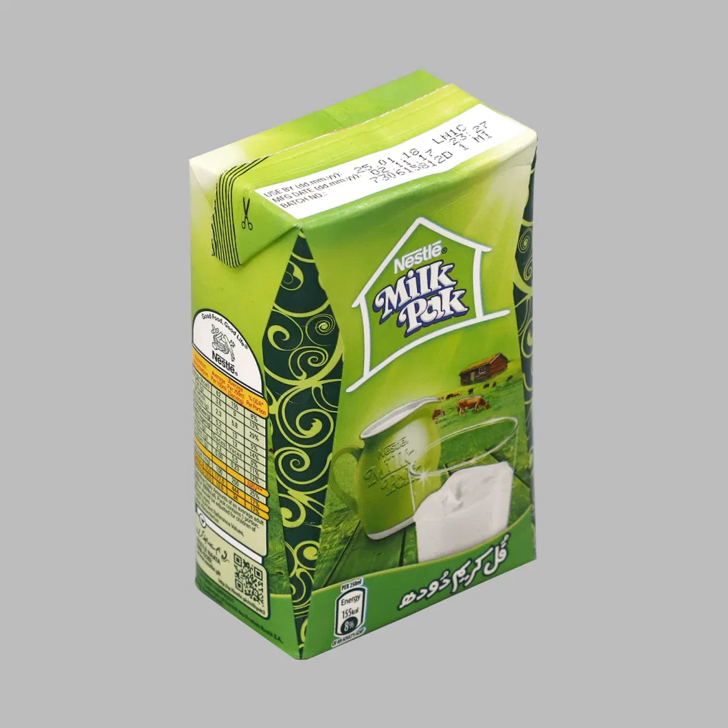 Aseptic Juice /Wine / Milk Carton Package 250ml Manufacturer in China