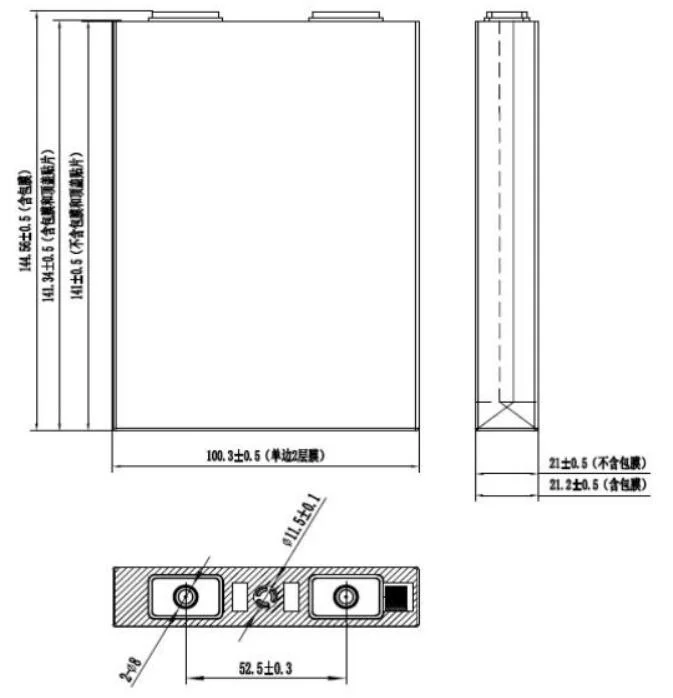 3.2V 30ah Lithium Cell Gotion Storage Battery for Solar