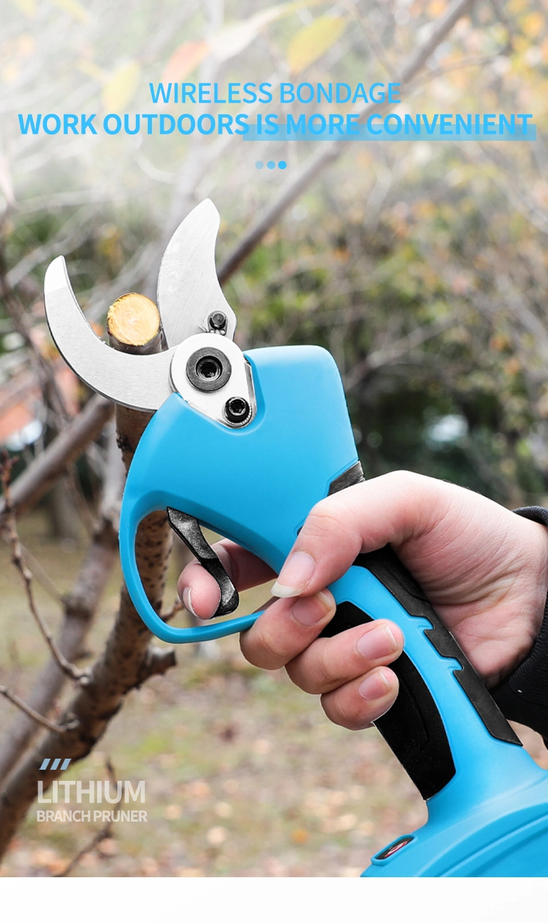 2.1m Alloy Bar Telescopic Scissors Garden Electric Pruner Rechargeable Shear Powerful Garden Tool /Agricultural Tool