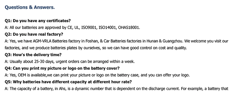 China Best Supplier 6V 225ah Mf Deep Cycle Golf Cart Motorcycle Storage Battery