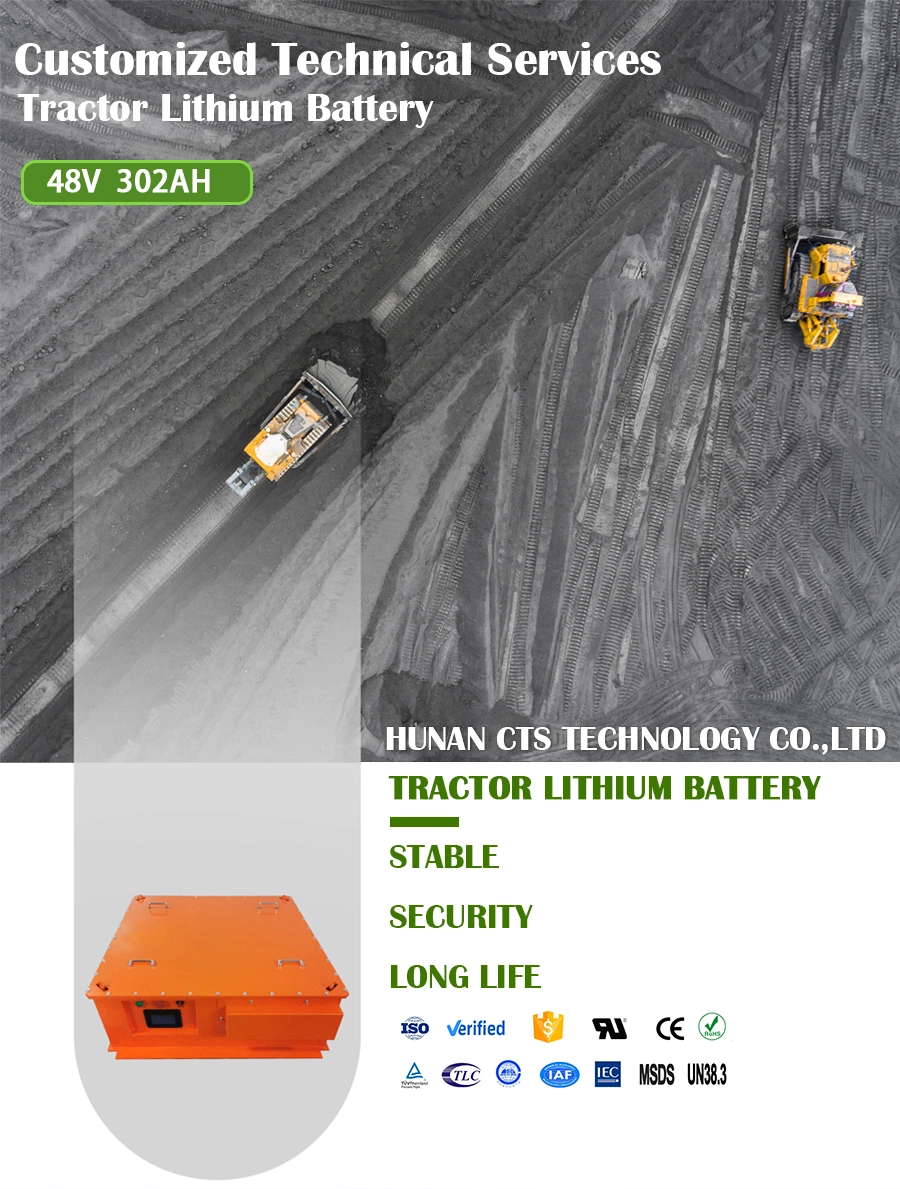 OEM Available Cts Lithium Ion 15kwh 30kwh E-Tractor Battery