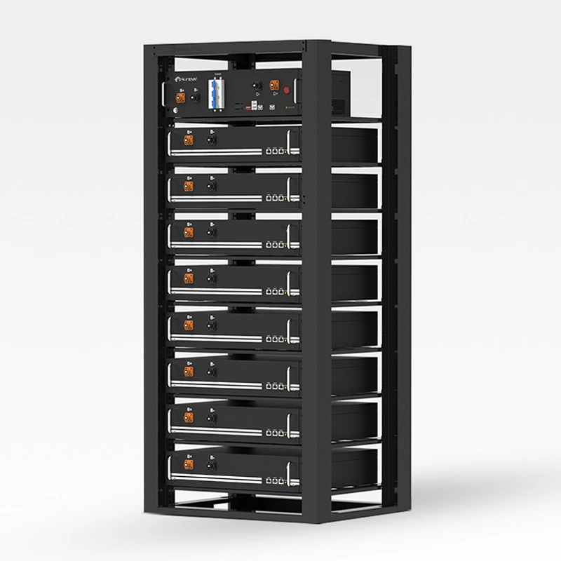 Sunpal Top 10 Lithium Batteries 48V 5kw 6.5kw 10kwh Rack LiFePO4 Battery Compatible with Deye