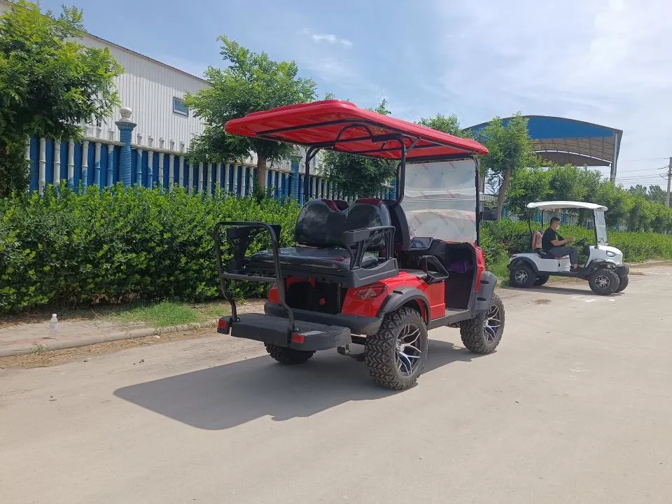 MMC 2 Row 4 Seater 72V 4kw 5kw 7kw Lithium Ion Battery Electric Lifted off Road Golf Carts with Solar Panel