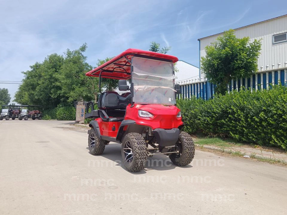 MMC 2 Row 4 Seater 72V 4kw 5kw 7kw Lithium Ion Battery Electric Lifted off Road Golf Carts with Solar Panel