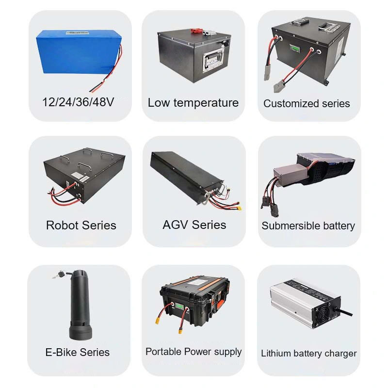 OEM Big Power 48V 24V 40ah 60ah 80ah 100ah Lithium Li Ion Battery Pack Electric Car/Solar/Marine LiFePO4 Battery