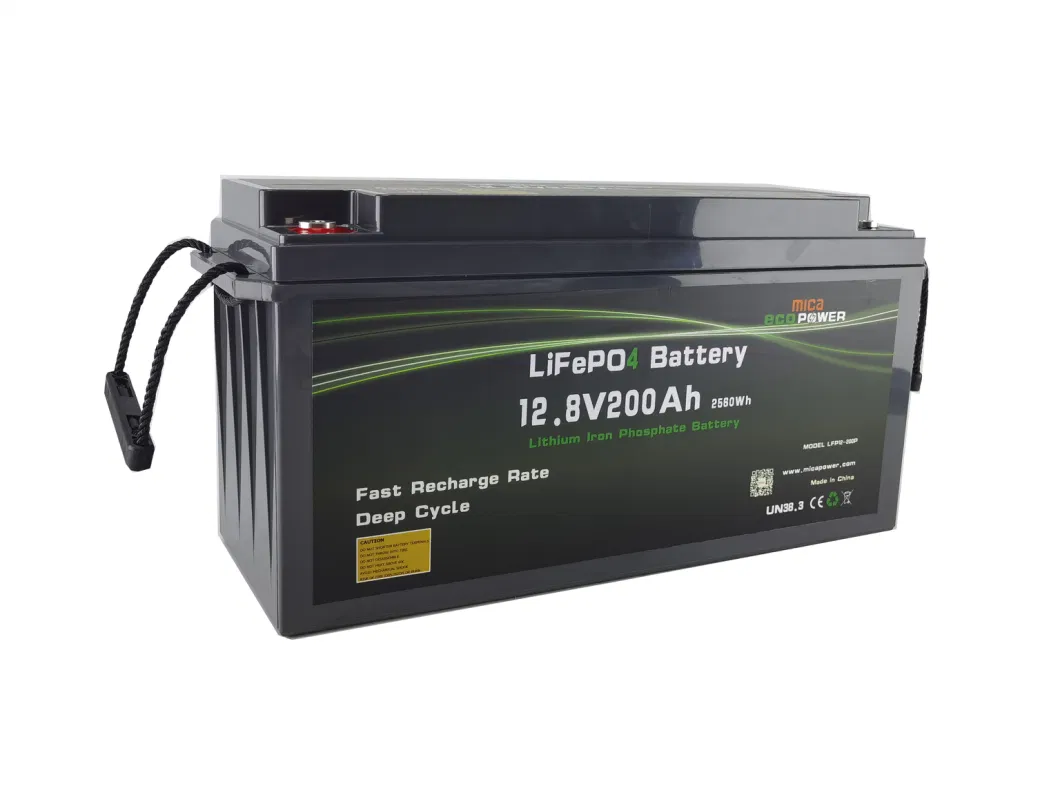 12V 48V 100ah 200ah 300ah Solar Lithium Ion LiFePO4 Storage Battery for RV Golf Cart