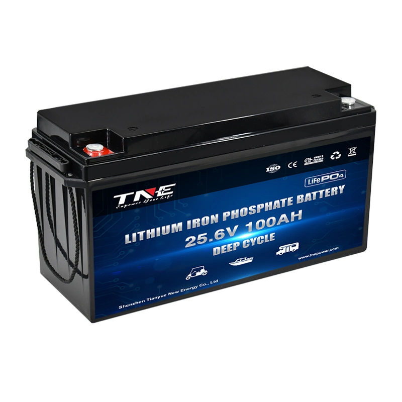 Deep Cyle Top A Grade LiFePO4 Cell 12V 24V 36V 100ah Lithium Ion Solar Battery