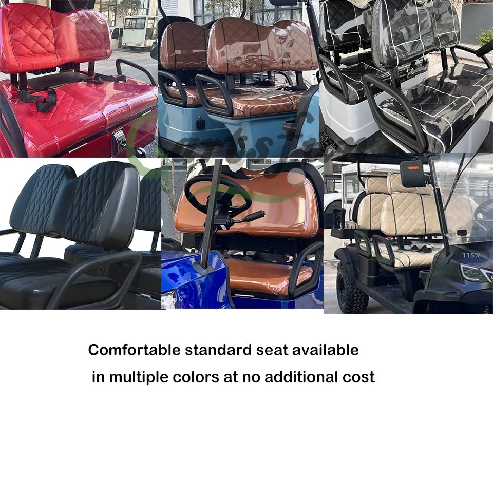 Best Prices 4 Seater 4 Wheel Lithium-Ion Battery Lifted Electric Golf Cart 72V with Aluminum Frame