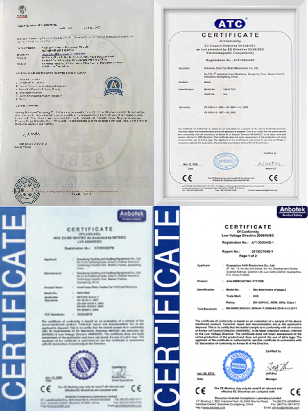 Customized 0.125-4GHz 2W Microwave RF Power Amplifier for Test and Measurement Equipment