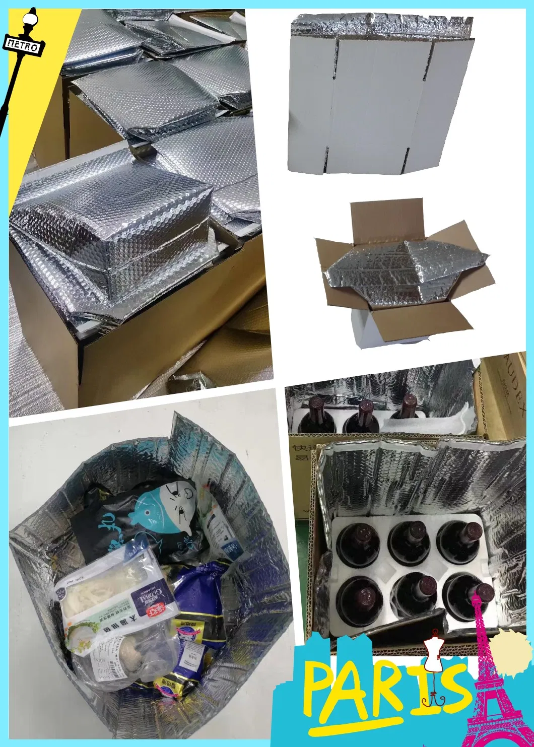 Thermal Insulation Package for Food and Fruit, High Performance Heat Preservation Bags, Source Manufacturer for ODM and OEM