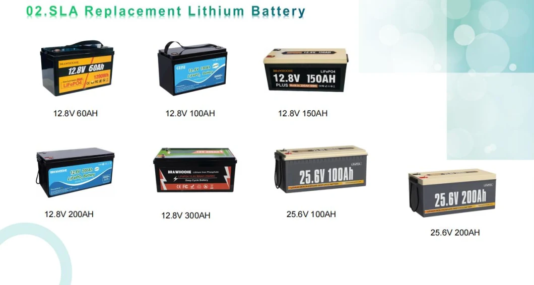 Best Lithium Battery 12V 200ah Factory Solar LFP Battery 10 Years Warranty 8000 Cycle Times Life Waterproof Used by Yacht RV Tool Golf Cart Touring Car Lithium