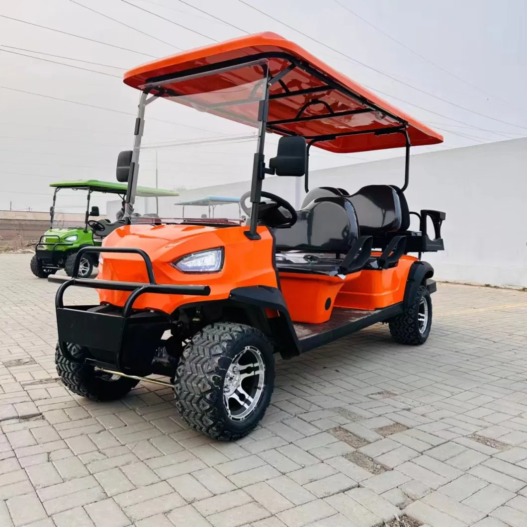 Custom 4 6 8 10 Seater Lithium Batteries Folding Electric Golf Cart 36 Volt 4X4 Golf Buggy