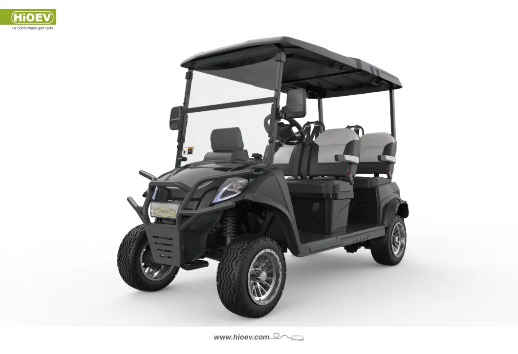 Factory Popular Sale 4 Passenger Hio F4b 48V Lithium Battery Electric Golf Carts with Best Price