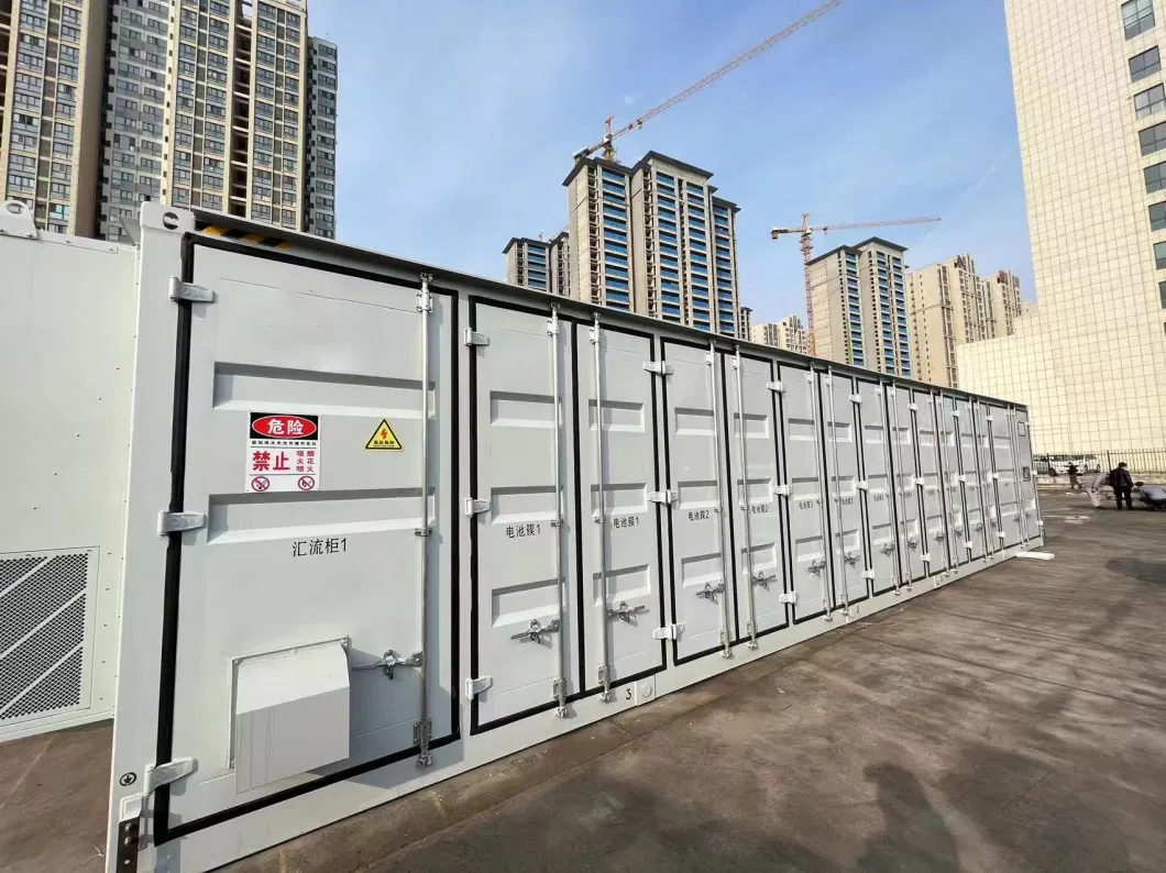 Outdoor 100kw 215kwh Air-Cooling Lithium Battery Solar Wind Power Hybrid Storage System Industrial and Commercial Energy Storage