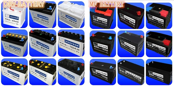 Lead Acid JIS/DIN 12V80ah Maintenance Free Hybrid Car Battery