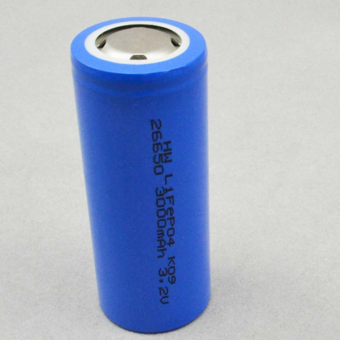 Long Cycle Ifr26650 3.2V 3000mAh LiFePO4 26650 Rechargeable Li-ion Electric Bicycle Battery Cell for EV/Solar Light/E-Bicycle/E-Scooter/Energy Saving System