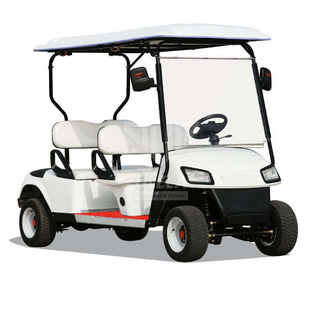 Ulela Electric Golf Cart Dealer 4.5kw/5kw Power Golf Carts off Road China 4 Seater 36 Volt Battery Lithium Golf Cart