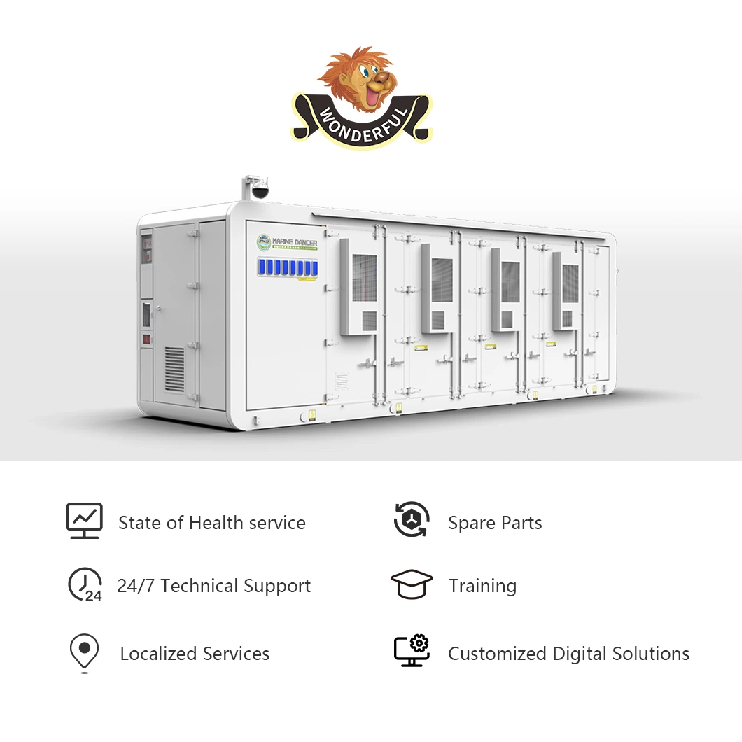 1 Mwh 2mwh 3mwh on-Grid Air Cooling LFP Container Energy Storage System