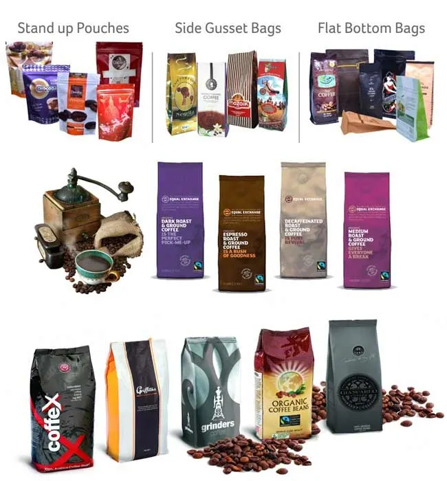 China Manufacturer Plastic Coffee Package