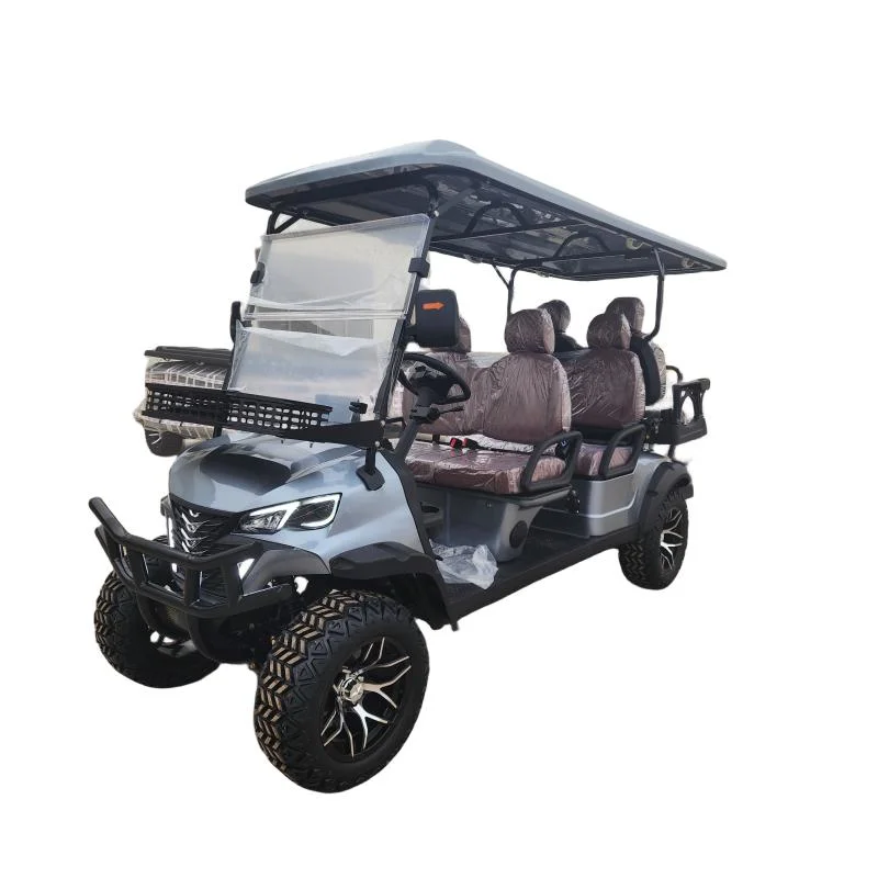 72V/48V Lithium Battery 6 Seat Electric Golf Cart Buggy CE Approved