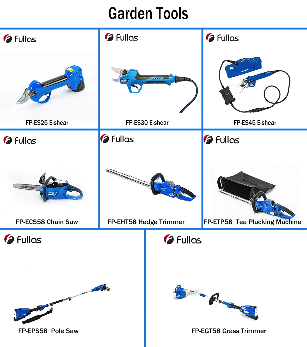 FULLAS FP-ES45 Lithium Brush Cutter Power Electric Pruning Shear Cutting Tool Cutting Machine Hand Garden Tool with CE Certificate