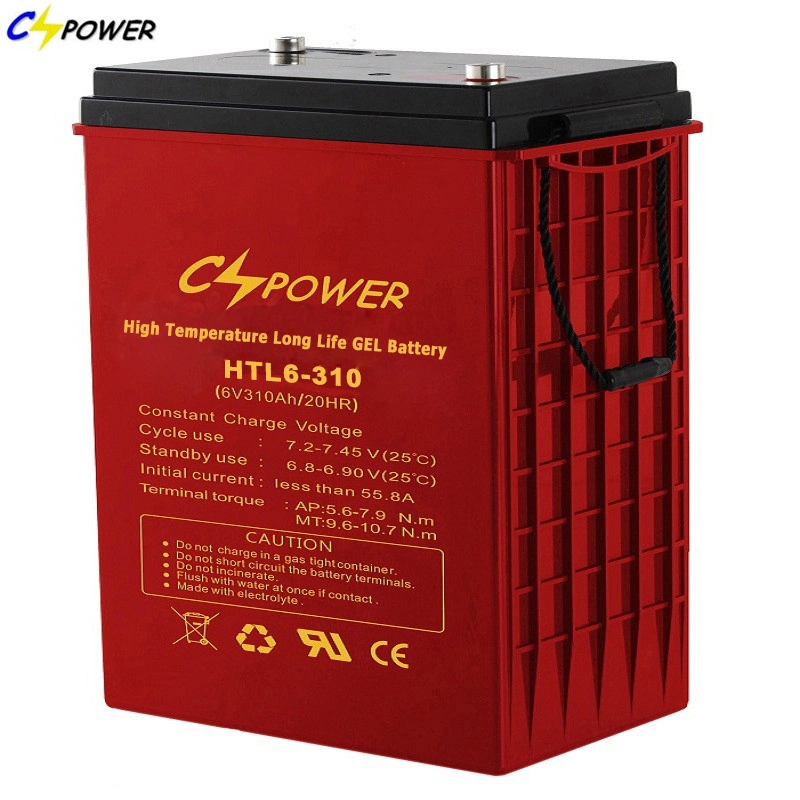 Supplier Golf Cart 6V 310ah Battery Deep Cycle Gel Battery