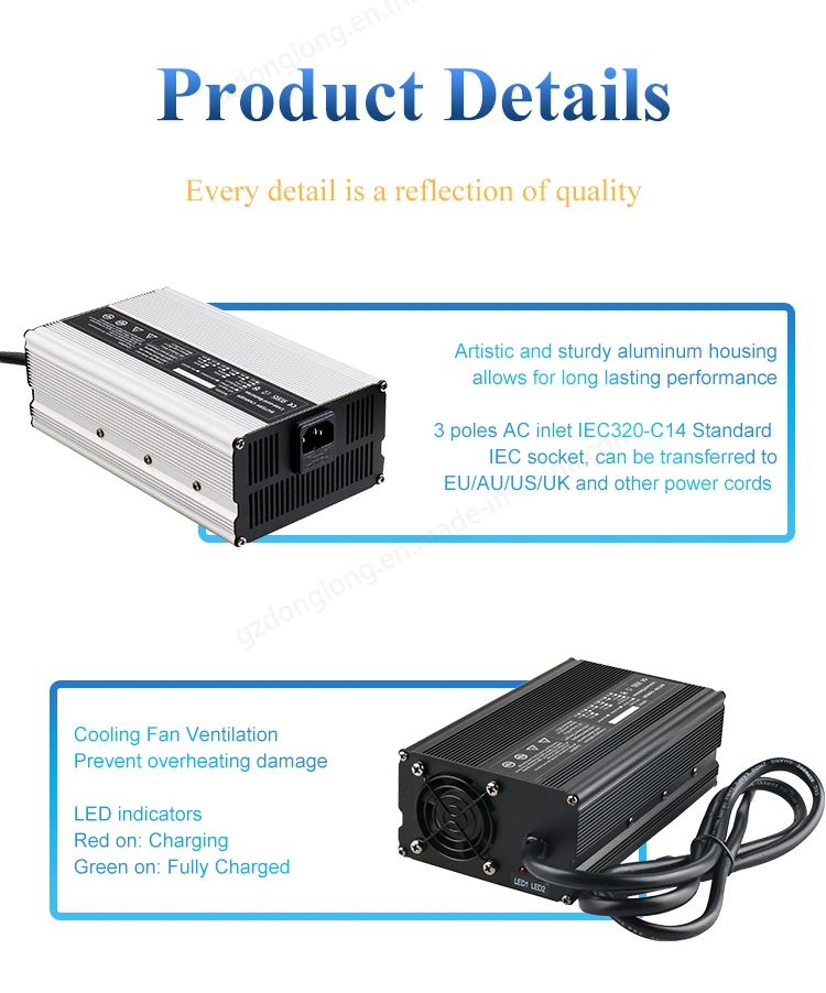 Dl-900W 36V 18A 42V Li Ion Battery Charger