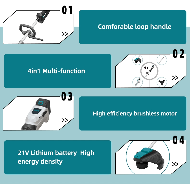 Electric Lithium Battery Multi Tool Cordless Garden Tools Hardware Tool