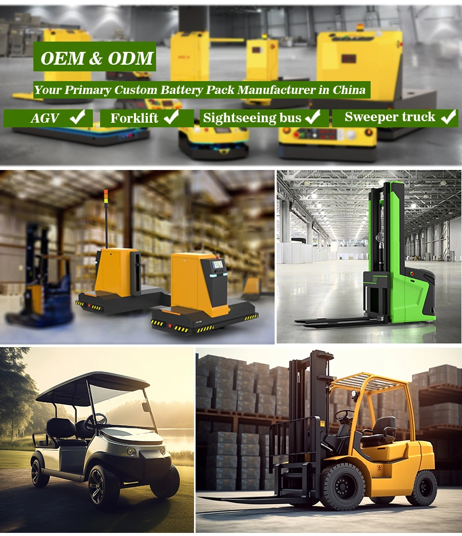 Cts Customized LiFePO4 Battery Pack 36V 48V 80V 280ah 560ah Lithium Battery for Electric Forklift Agv