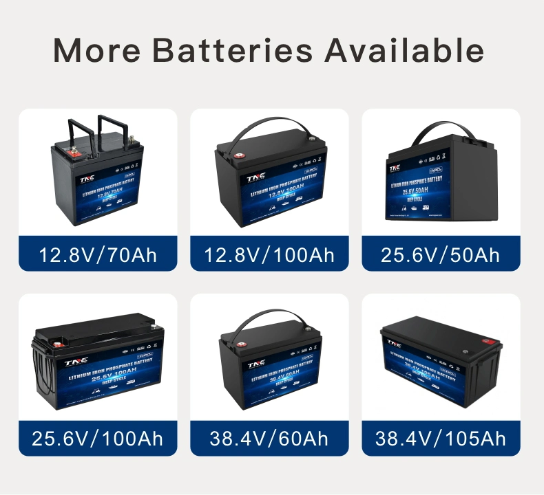 Deep Cyle Top A Grade LiFePO4 Cell 12V 24V 36V 100ah Lithium Ion Solar Battery