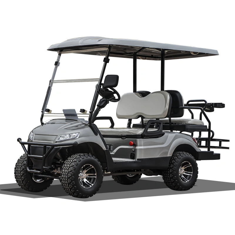 Best 2024 New Chinese 48V Lithium Battery 4 Wheel 4 Seater All Terrain Awd Axglo Golf Carts Electric Motors for Sale