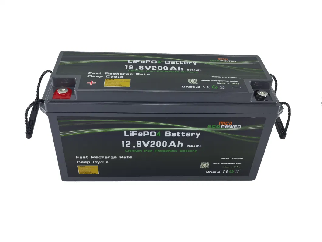 12V 48V 100ah 200ah 300ah Solar Lithium Ion LiFePO4 Storage Battery for RV Golf Cart