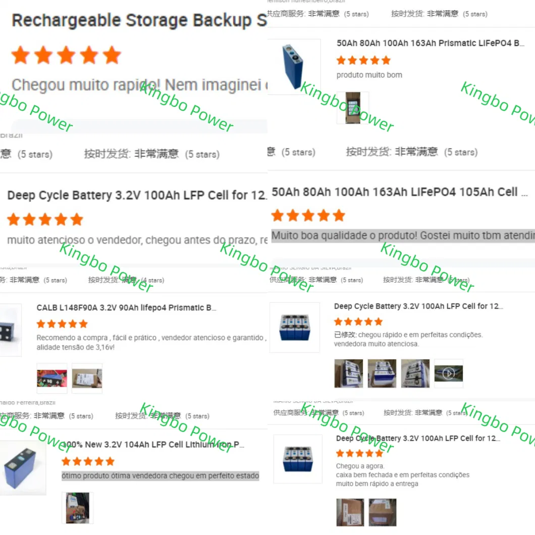 Deep Cycles LiFePO4 Battery Pack Top a Brand Cells 3.2V 88A Battery Cell Lithium Ion Hot Sale