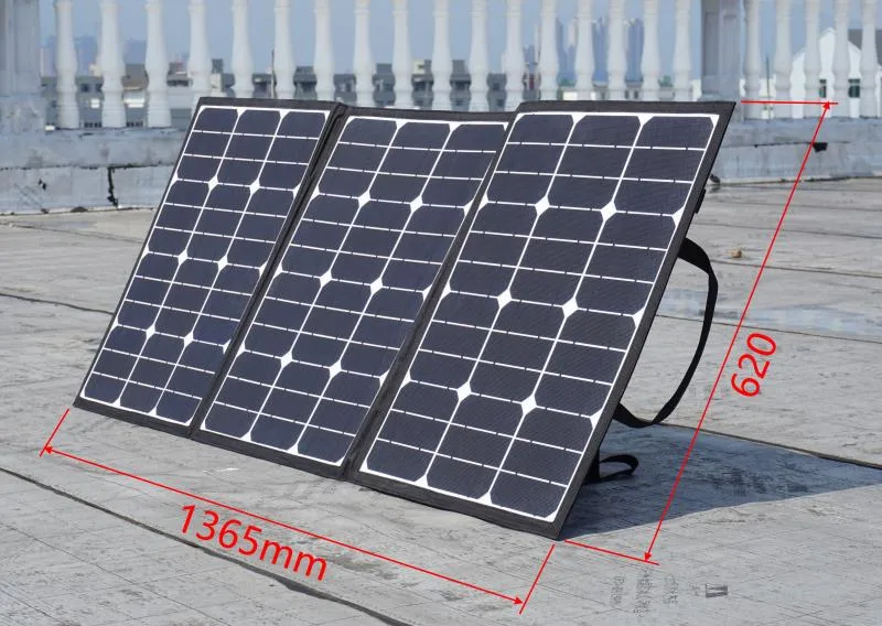 120W RV Folding Solar Panel Solar Charging System for Camping Motorhome