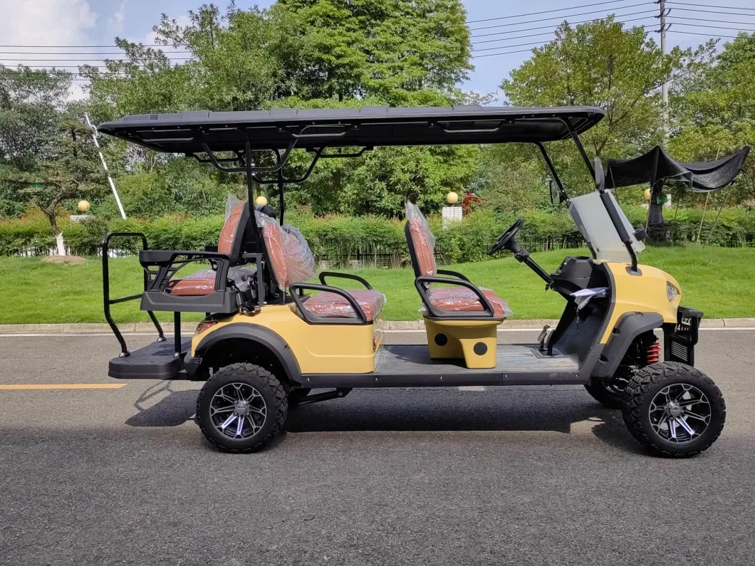 4X4 off-Road Lithium Battery 48V 5kw 150ah 4+2 Seats Electric Club Car Golf Cart Golf Buggy