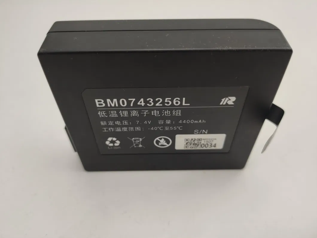 Low Temperature Lithium-Ion Battery Pack 4400mAh 7.4V