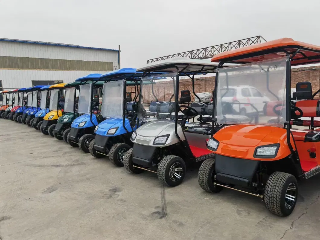 36V 6 Passenger Left Handed 4 8 Seater 72 Volt Remote Evolution Lithium Electric Golf Club Car Body Kits Cart Motor Cost for Sale 2023 2024